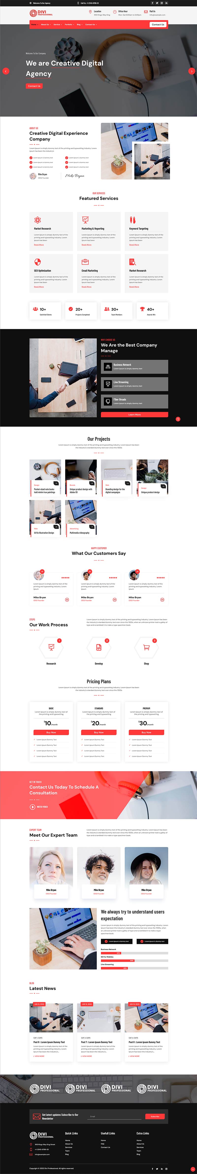 DP Digital Agency Theme - The Clever Robot Inc.