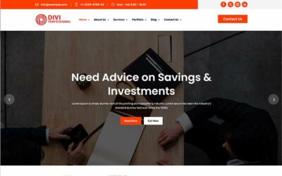 DP Finance & Consulting Theme
