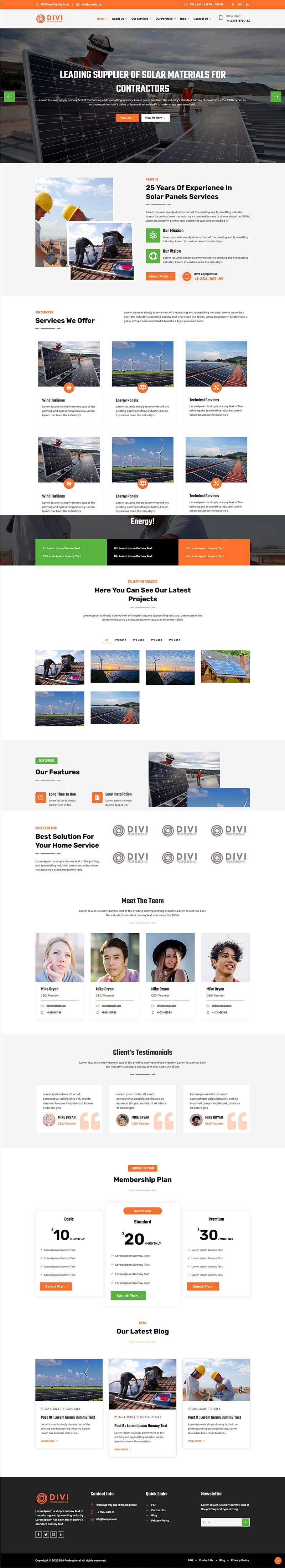 DP Solar & Wind Energy Theme - The Clever Robot Inc.