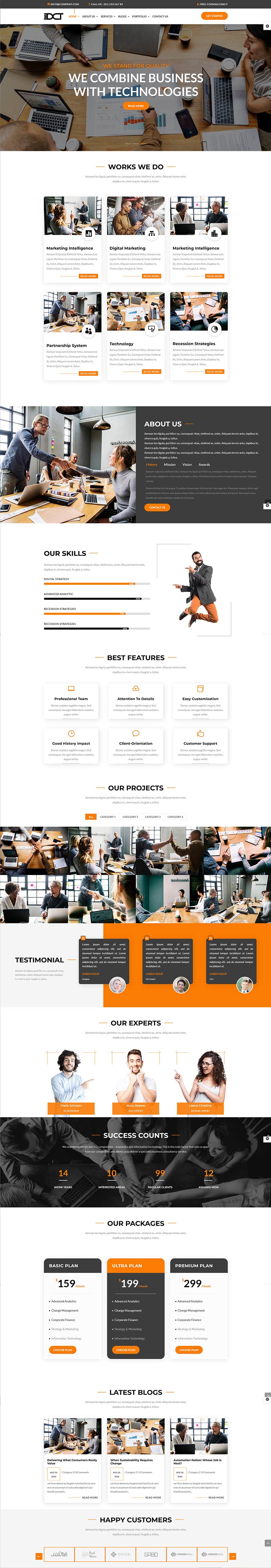 Divi Digital Agency Theme - The Clever Robot Inc.