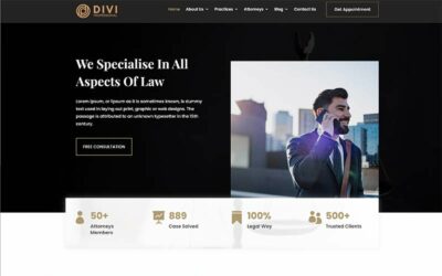 Divi Lawyer – Law Firm Theme