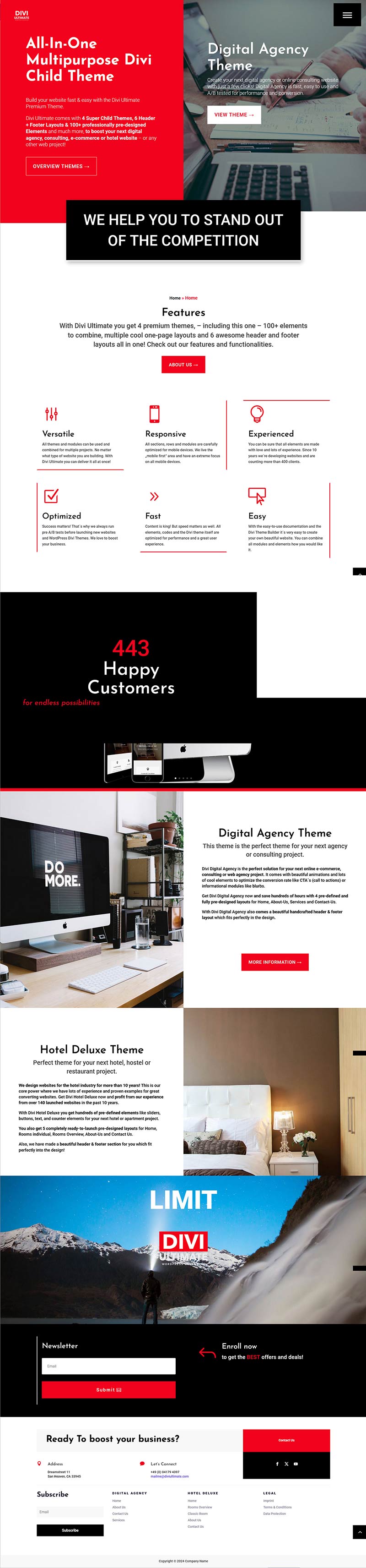 Divi Ultimate All-In-One Theme - The Clever Robot Inc.