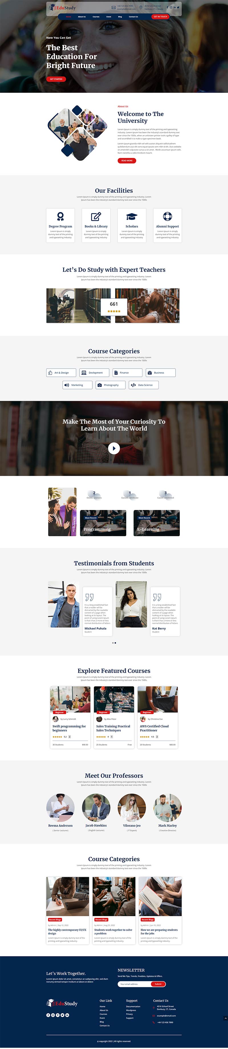 EduStudy Education Theme - The Clever Robot Inc.