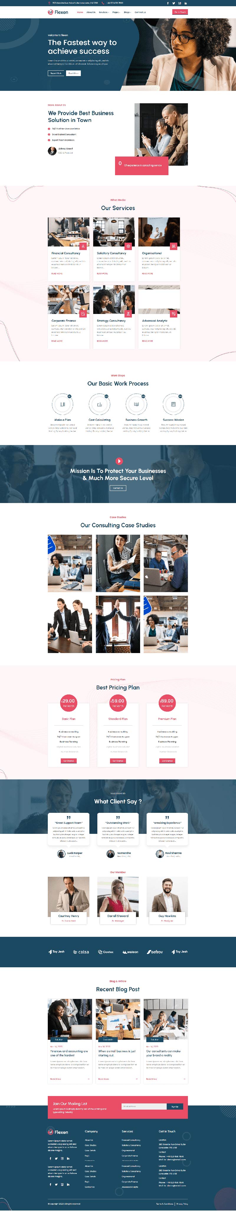 Flexen Consulting Theme - The Clever Robot Inc.