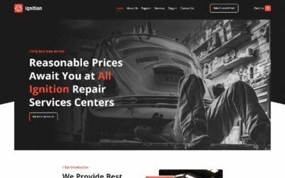 Ignition – Auto Repair Theme