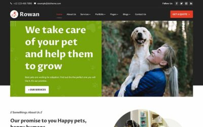 Rowan – Pet Care Theme