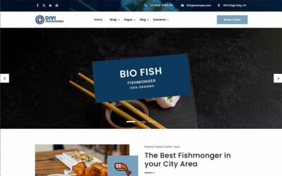 Seafood Restaurant Shop eCommerce Theme