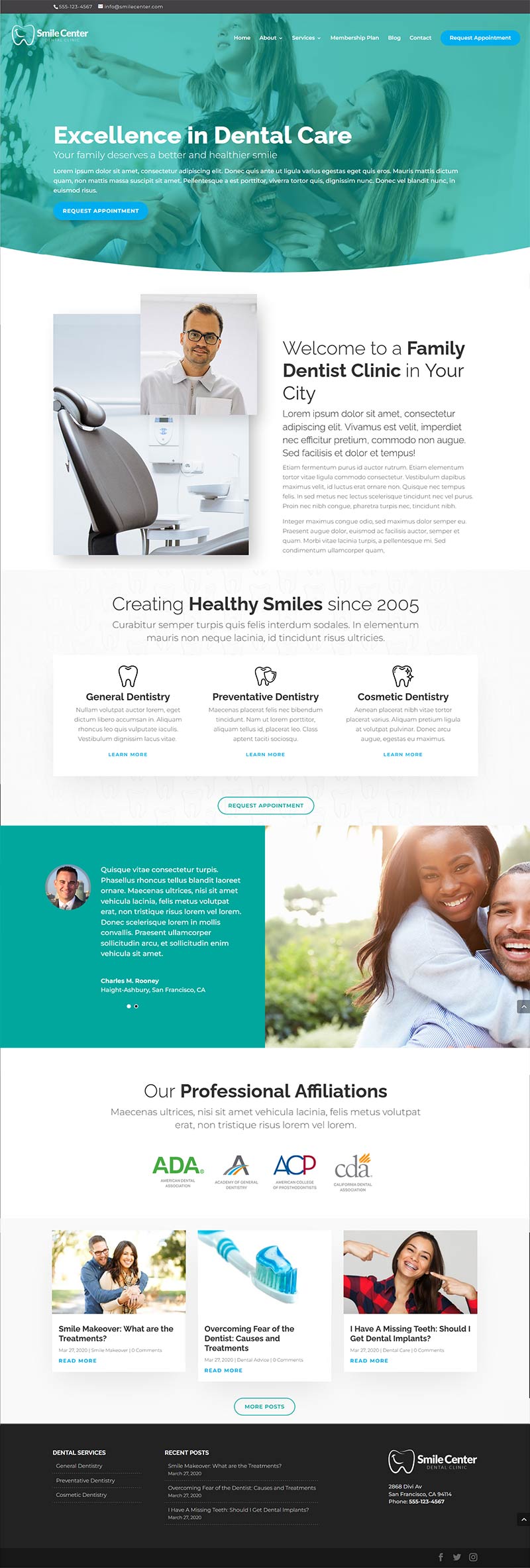 Smile Center: Dental Clinic Theme - The Clever Robot Inc.