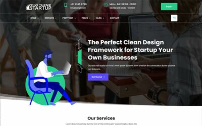 Startup Agency Theme
