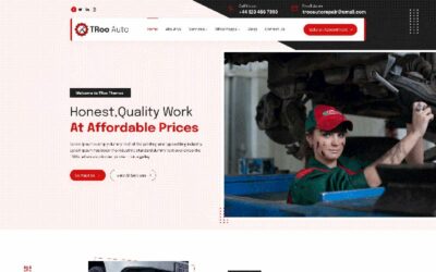 TROO Auto Repair Services Theme