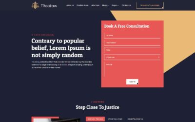 TROO Law Firm Theme