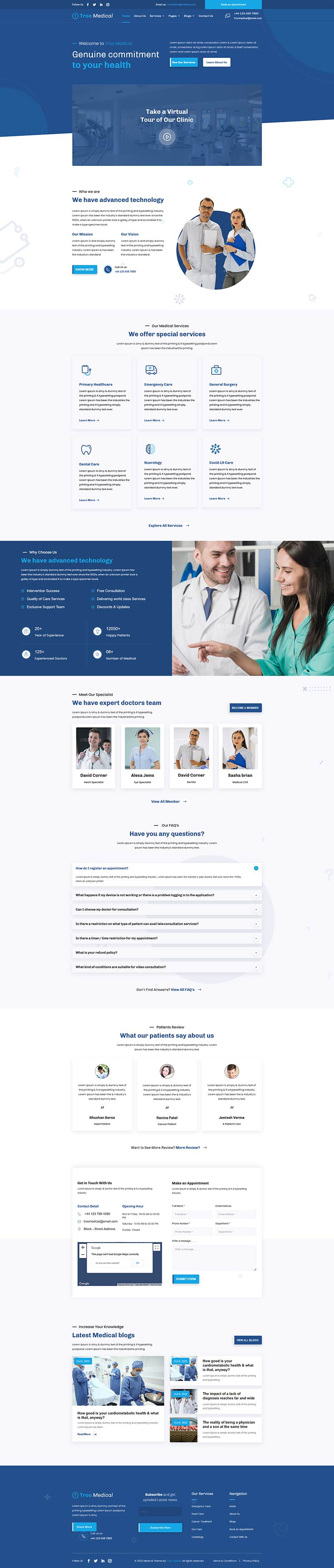 TROO Medical Theme - The Clever Robot Inc.