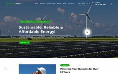 TRoo Solar & Green Energy Theme