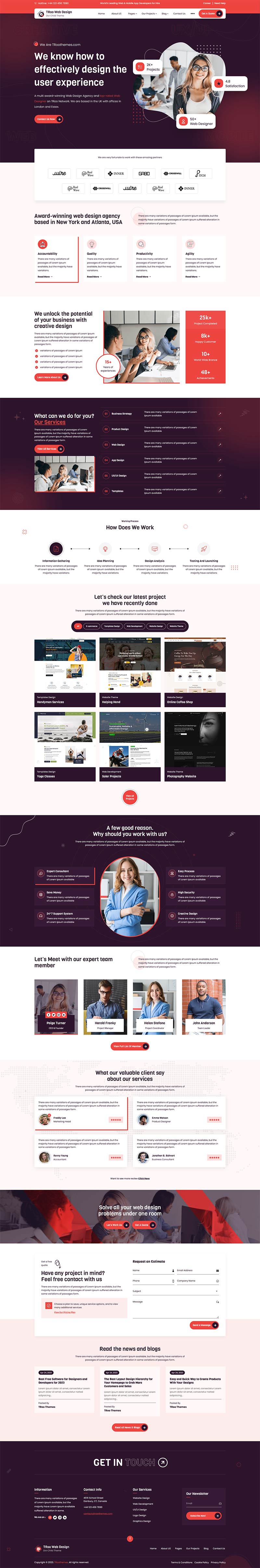 TROO Web Design Agency Theme - The Clever Robot Inc.