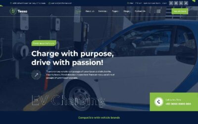 Tessa – Electric Vehicle & Charging Stations Theme